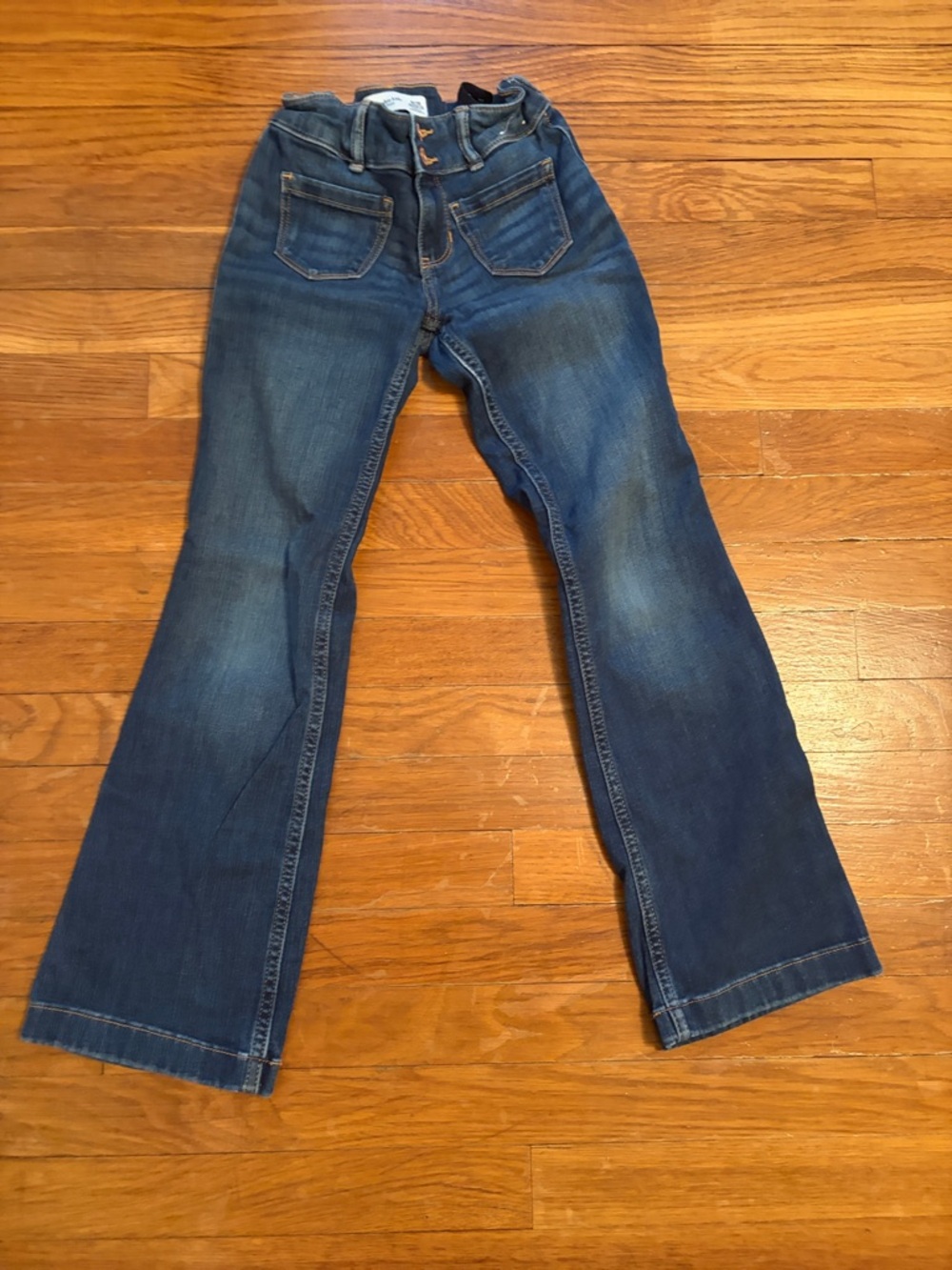 abercrombie kids Medium Blue Flared Jeans